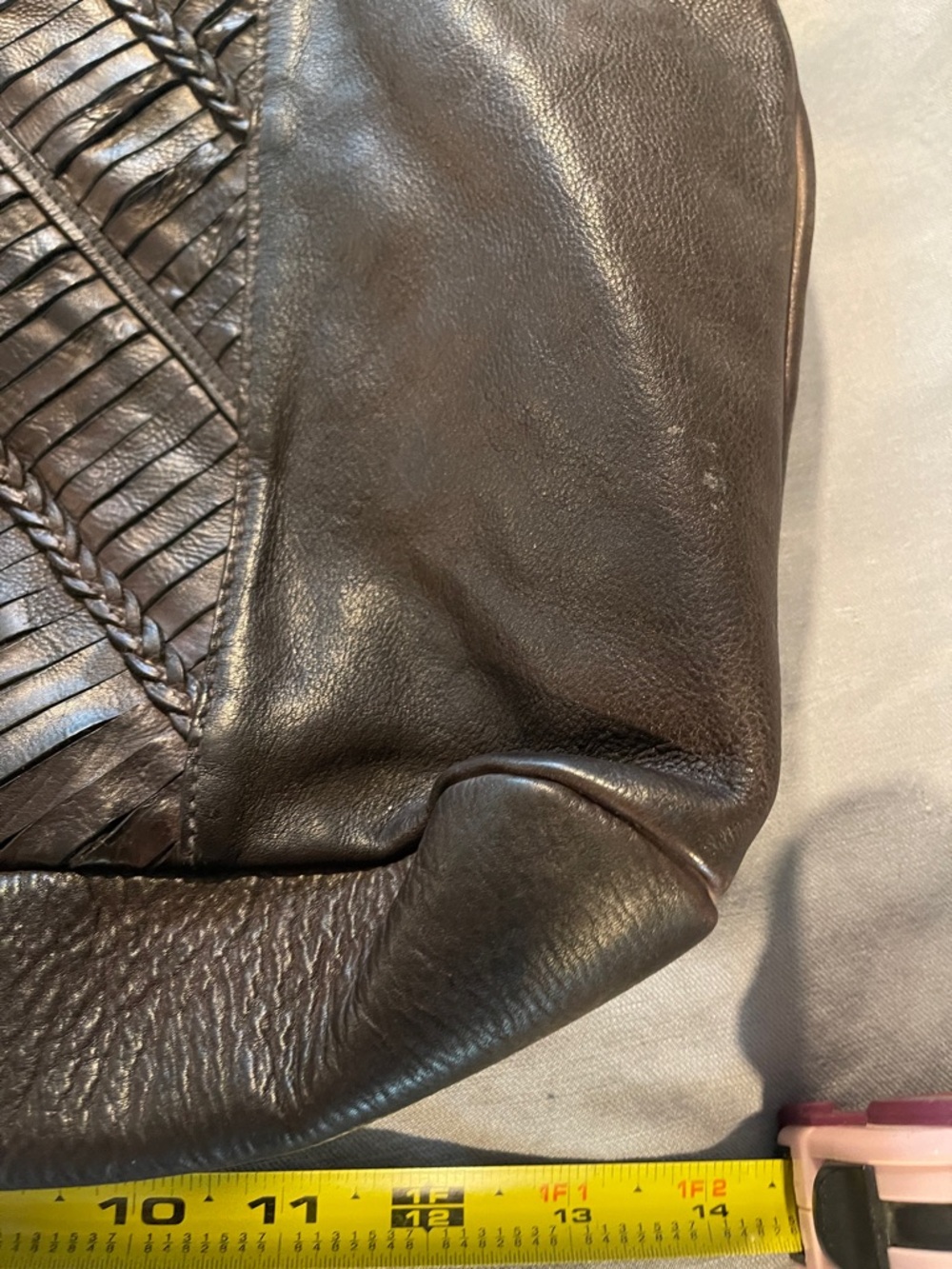Amsterdam Heritage Leather Shoulder Bag with Top Handles - Picture 10 of 14